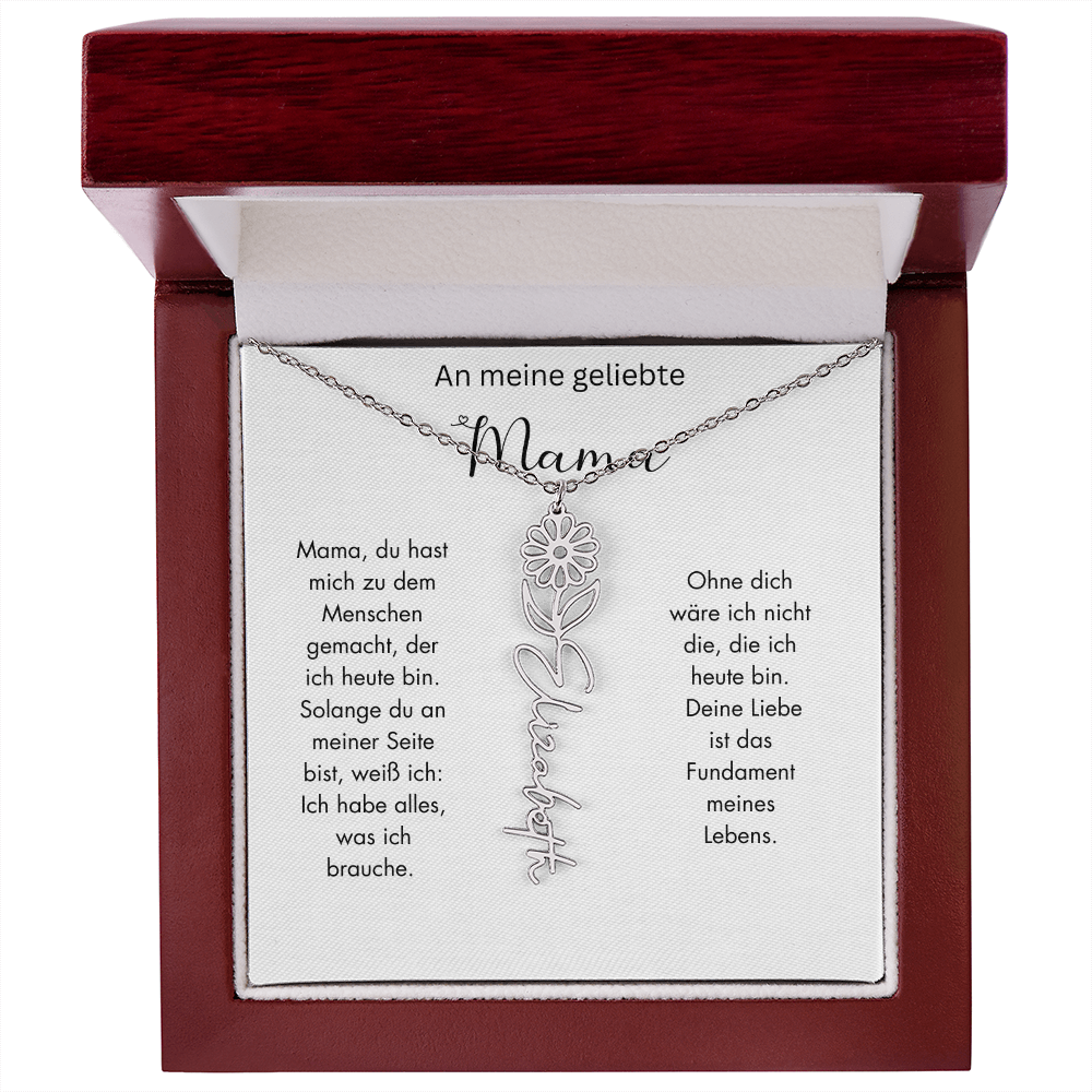 Personalisiertes Schmuck Geschenk für Mama