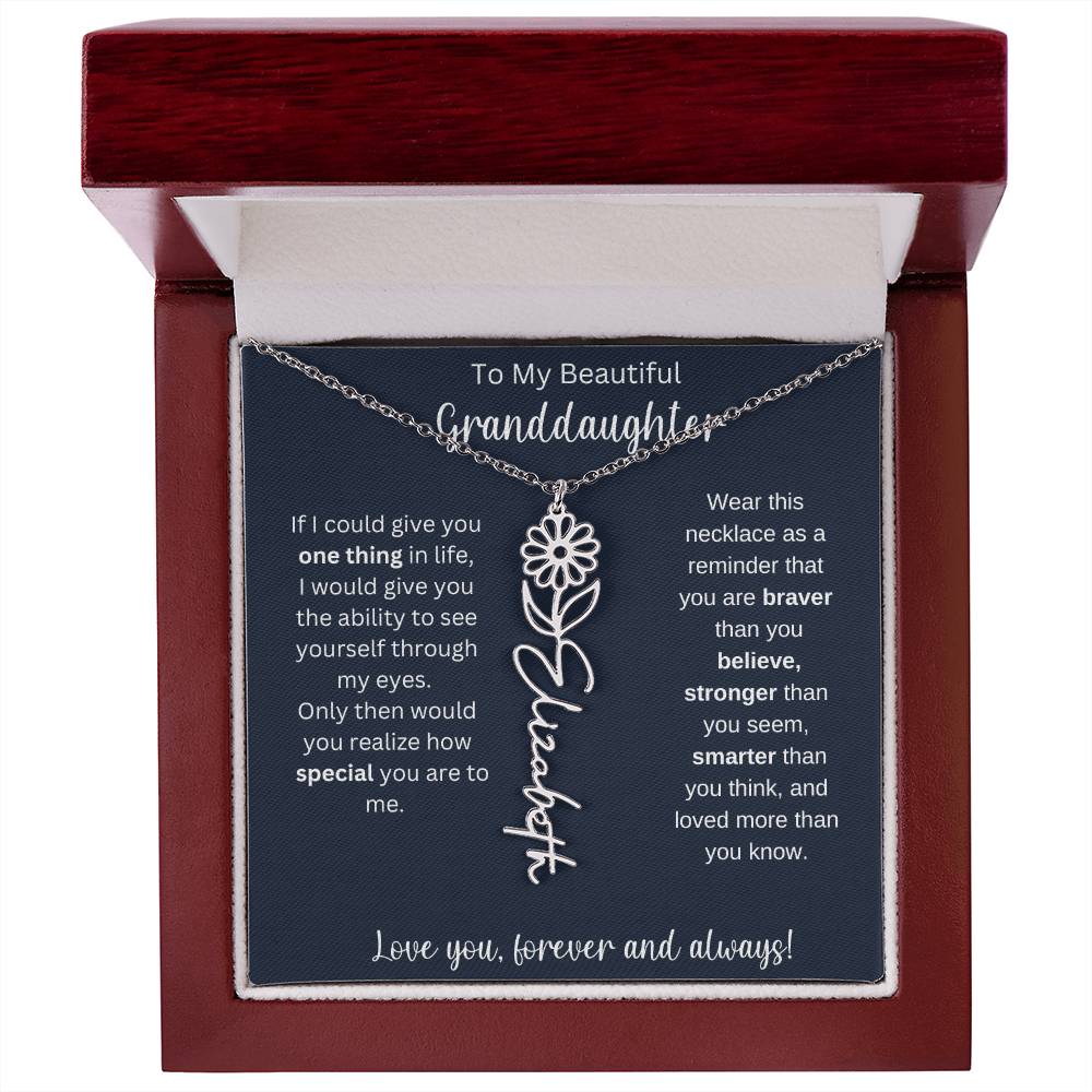 Granddaughter Personalized Christmas Gift