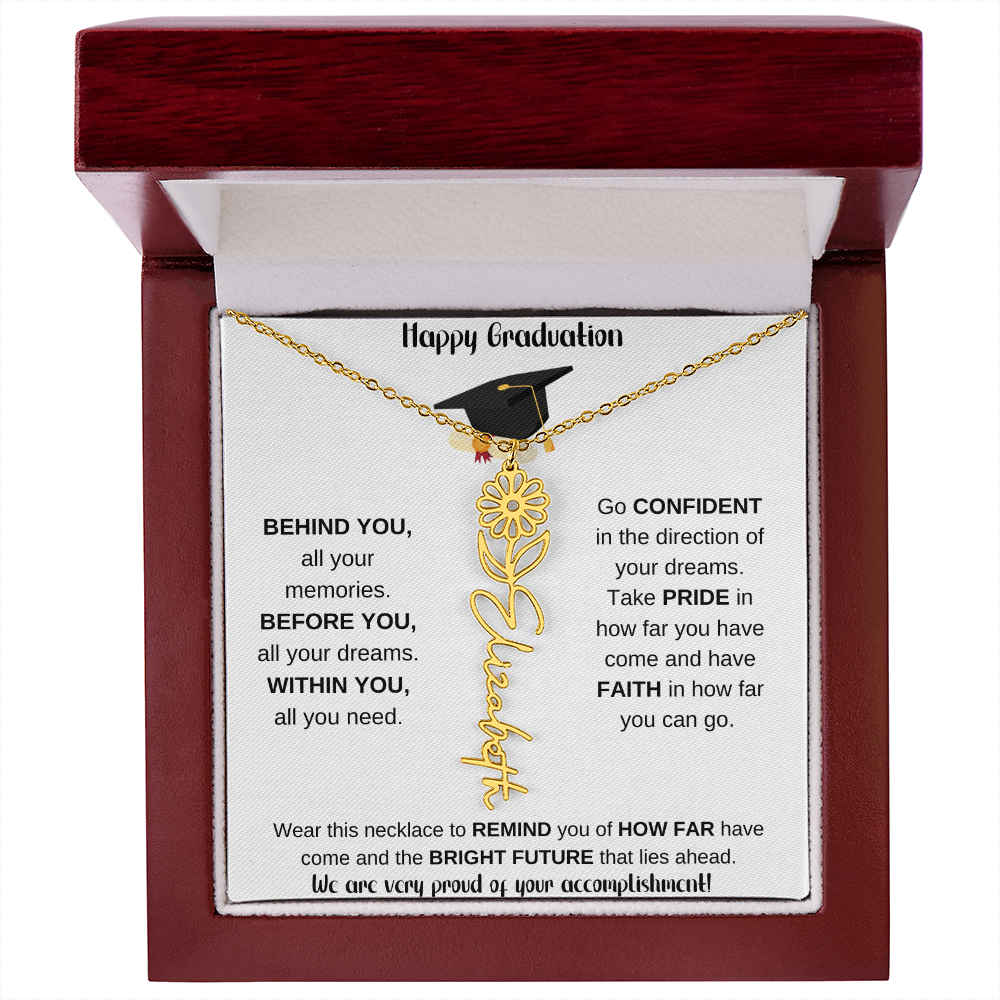 2025 Graduation Gift - Flower Name Necklace 10