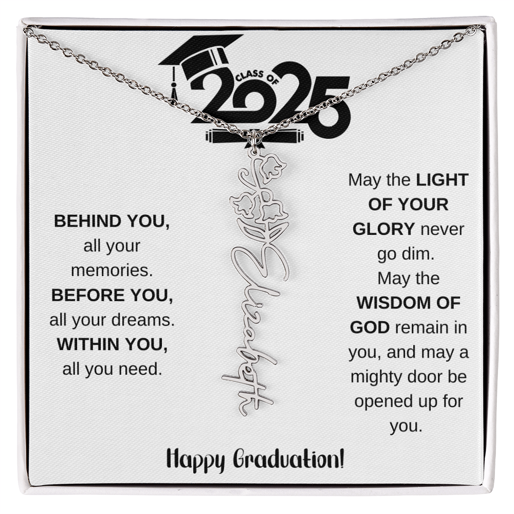 2025 Graduation Gift - Flower Name Necklace 8