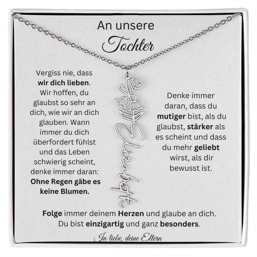 Weihnachtsgeschenk Eltern an Tochter
