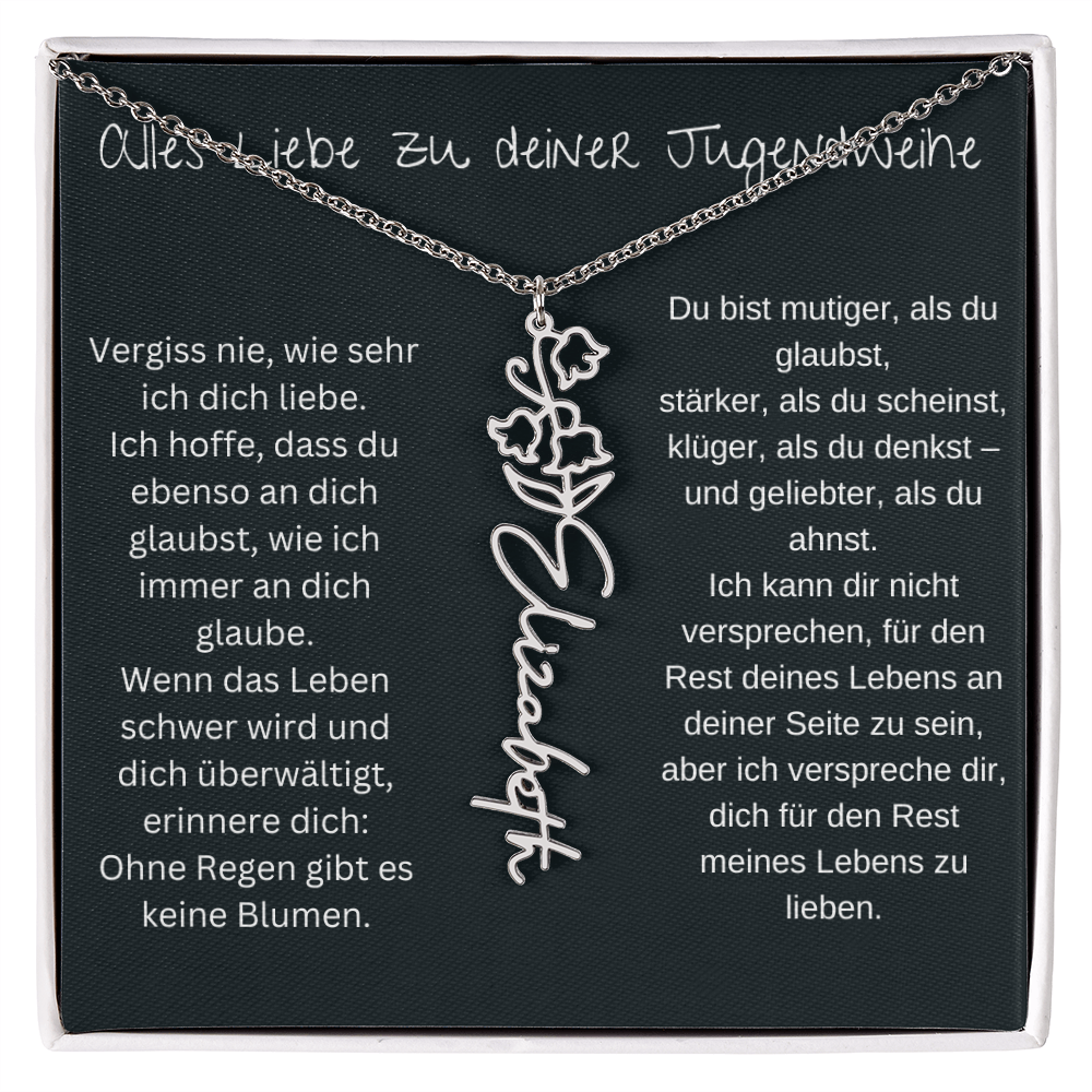 Geburtsblumen Namenskette 1