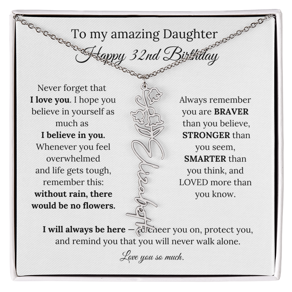 Happy 32nd Birthday Gift for Daughter