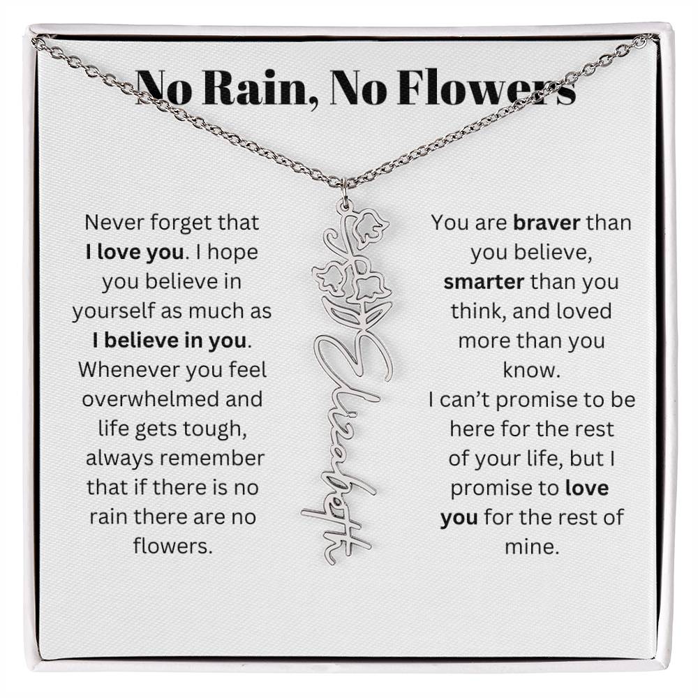 No Rain, No Flowers