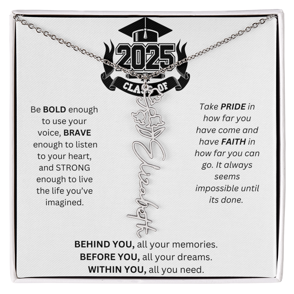 2025 Graduation Gift - Flower Name Necklace 3