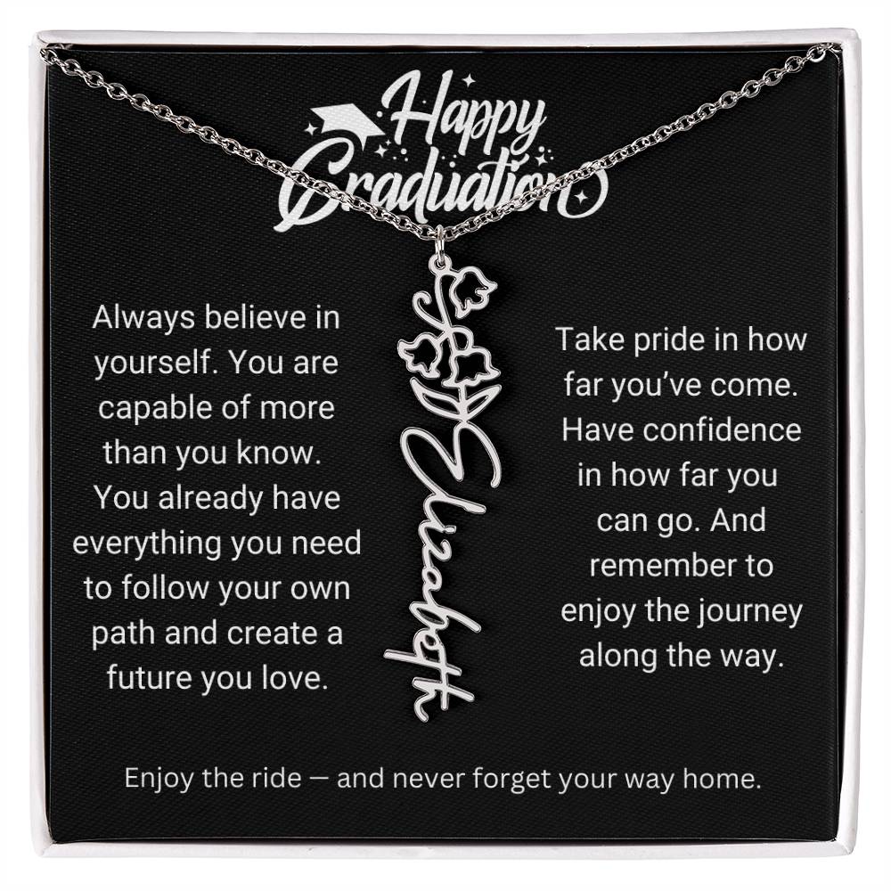 Personalized Graduation Jewelry Keepsake