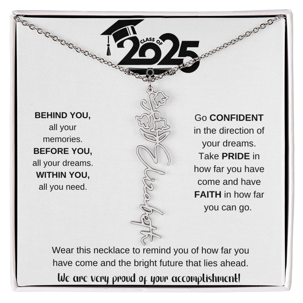 2025 Graduation Gift - Flower Name Necklace 9