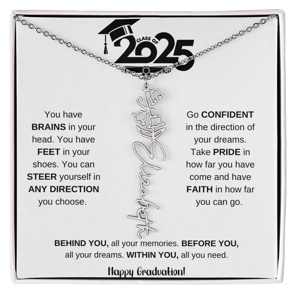2025 Graduation Gift - Flower Name Necklace 7