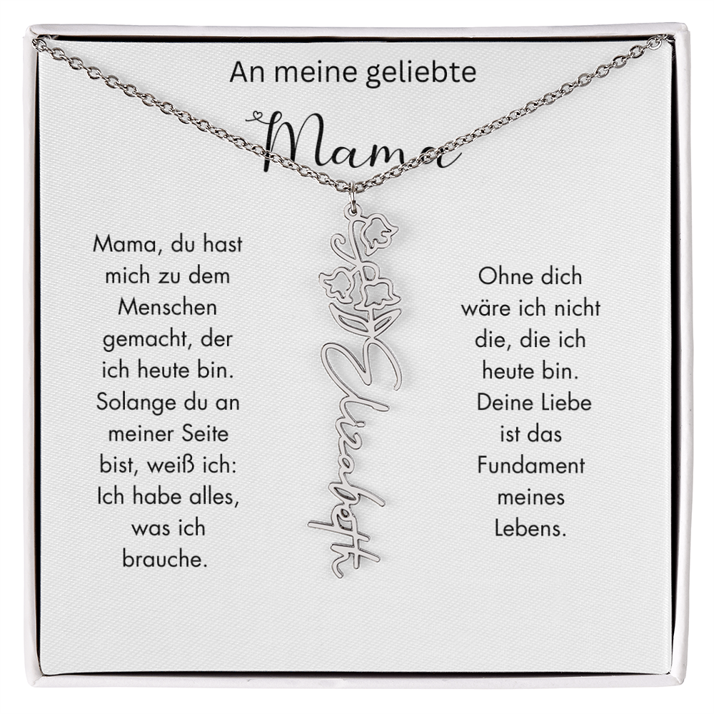 Personalisiertes Schmuck Geschenk für Mama