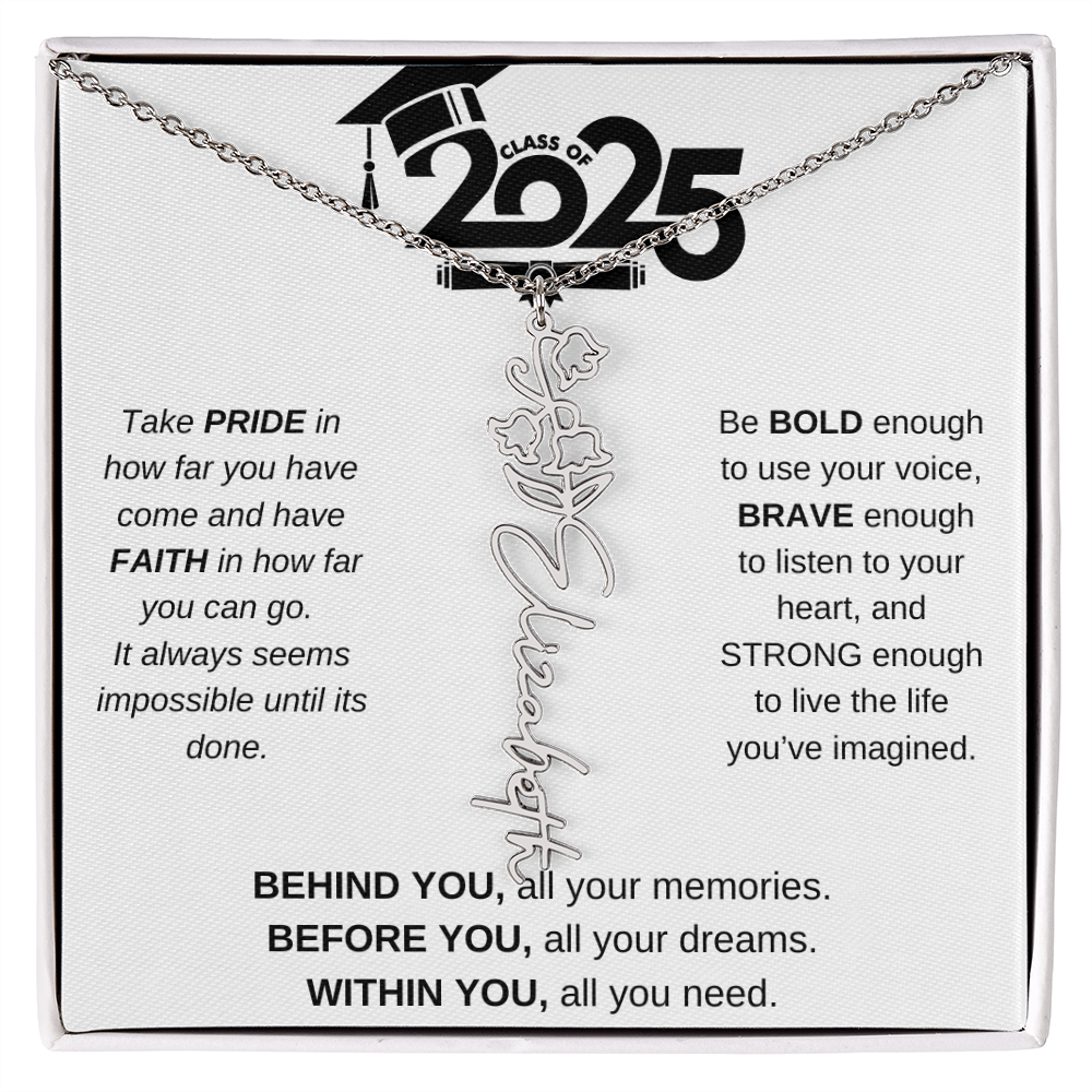 2025 Graduation Gift - Flower Name Necklace 4
