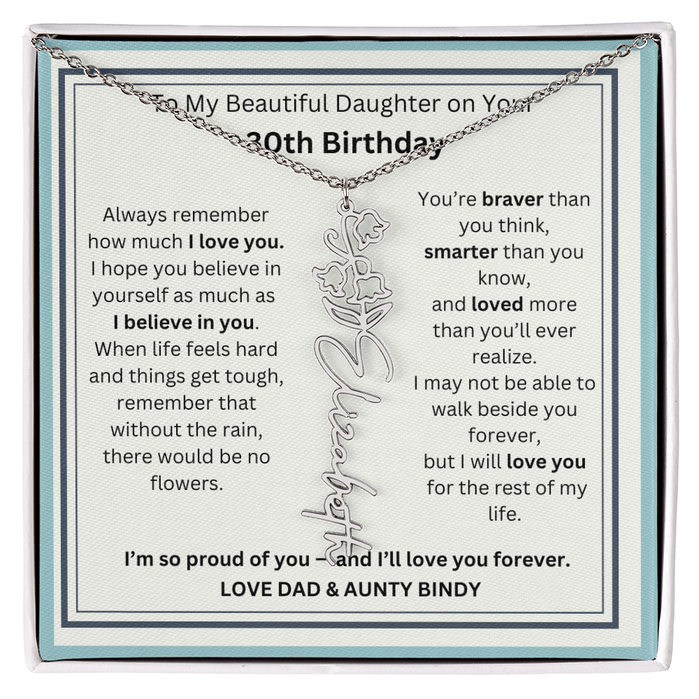 LOVE DAD & AUNTY BINDY
