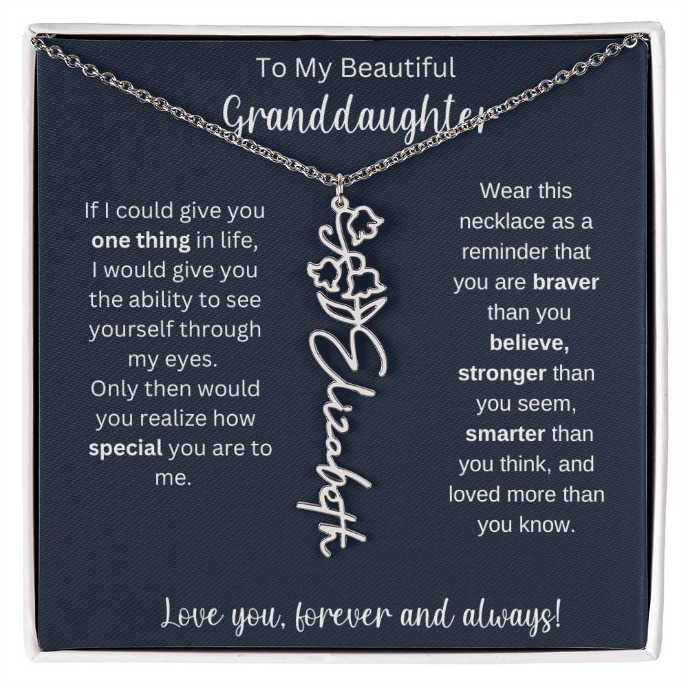 Granddaughter Personalized Christmas Gift