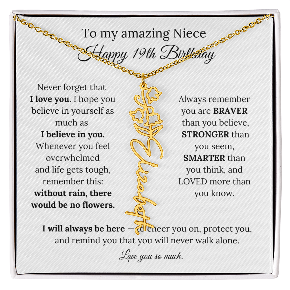 Happy 19th Birthday Gift for Niece