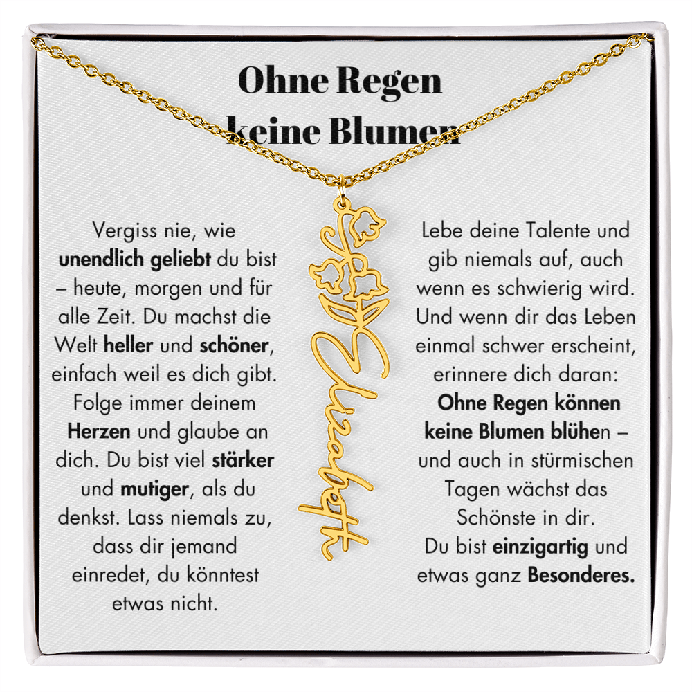 Weihnachtsgeschenk Schmuckkarte mit Spruch unendlich geliebt Mutmacher Hoffnung Liebe Geschenkidee