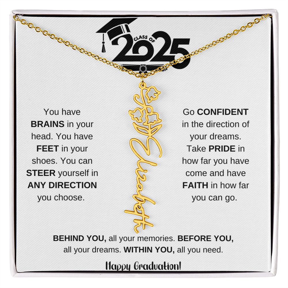 2025 Graduation Gift - Flower Name Necklace 7