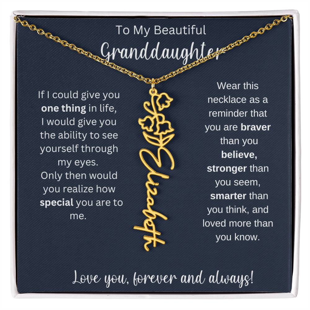 Granddaughter Personalized Christmas Gift