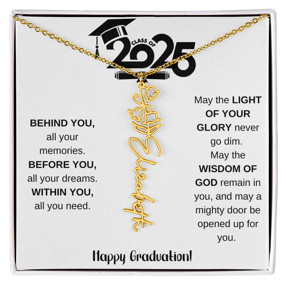 2025 Graduation Gift - Flower Name Necklace 8