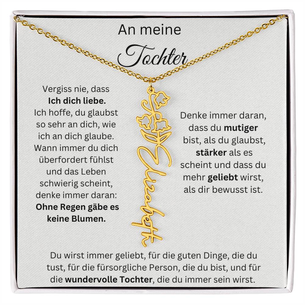 An Meine Tochter Vergiss Nie Dass Ich Dich Liebe