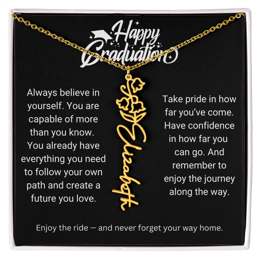 Personalized Graduation Jewelry Keepsake