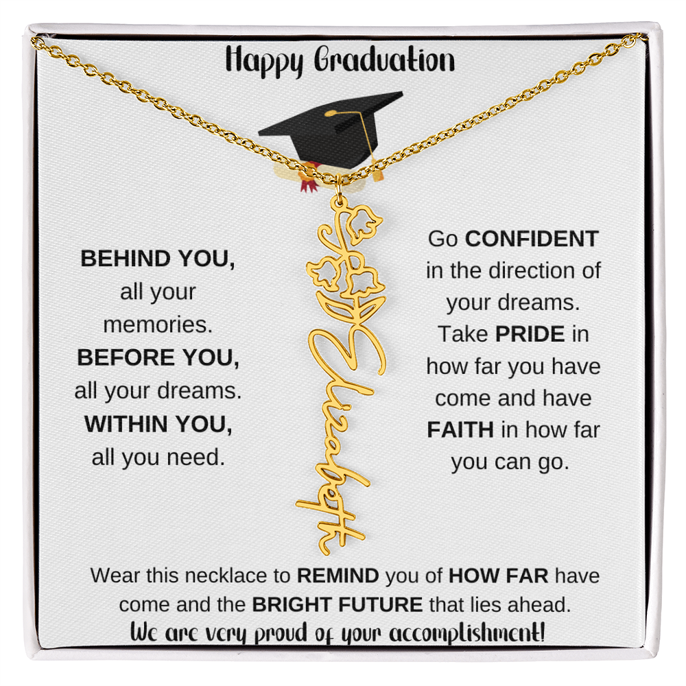 2025 Graduation Gift - Flower Name Necklace 10