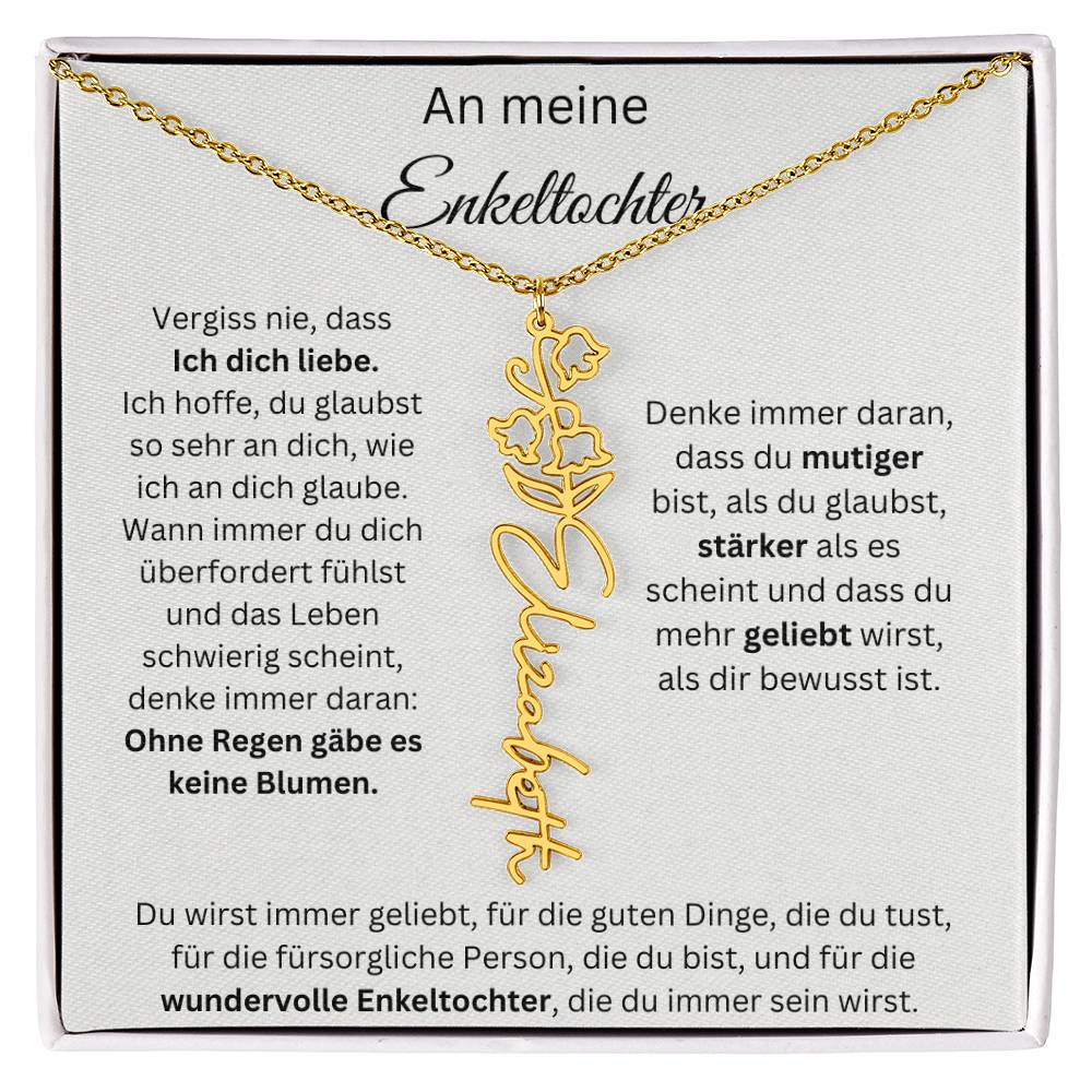 An Meine Enkeltochter - Vergiss Nie