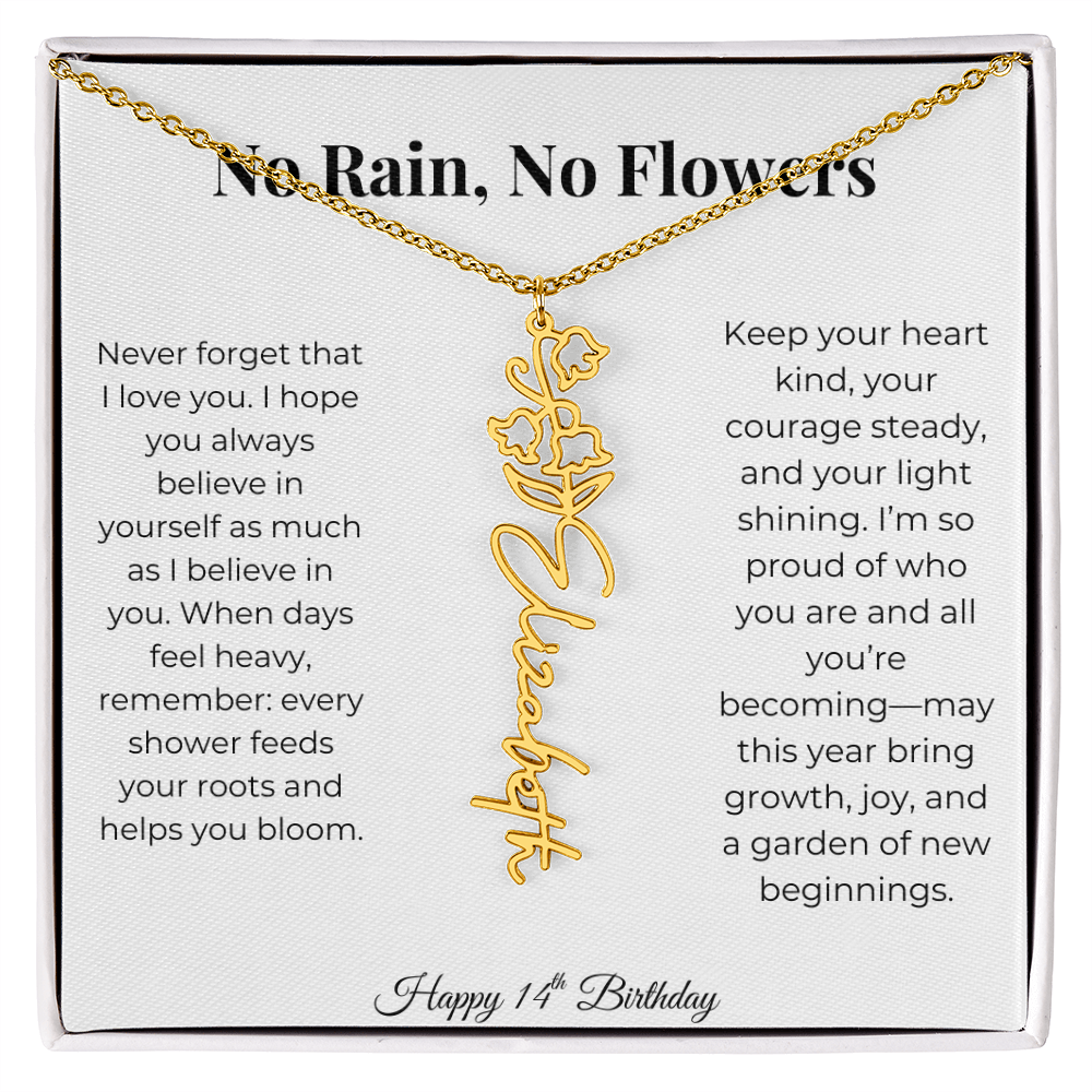 14th Birthday Gift for Daughter, Granddaughter, Niece, Goddaughter & Bonus Daughter