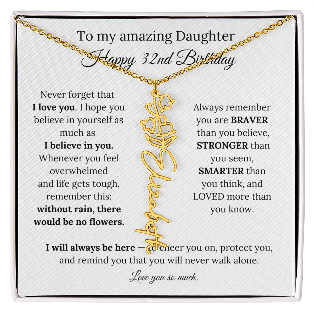 Happy 32nd Birthday Gift for Daughter