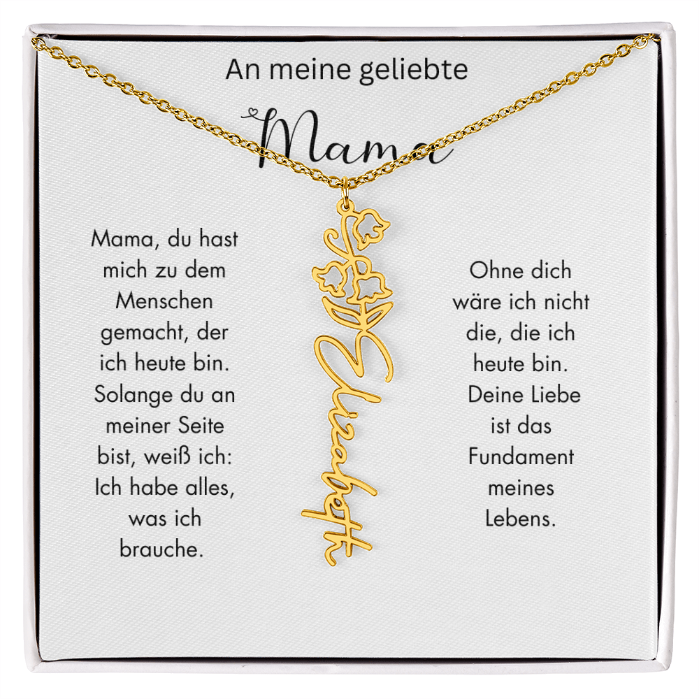 Personalisiertes Schmuck Geschenk für Mama