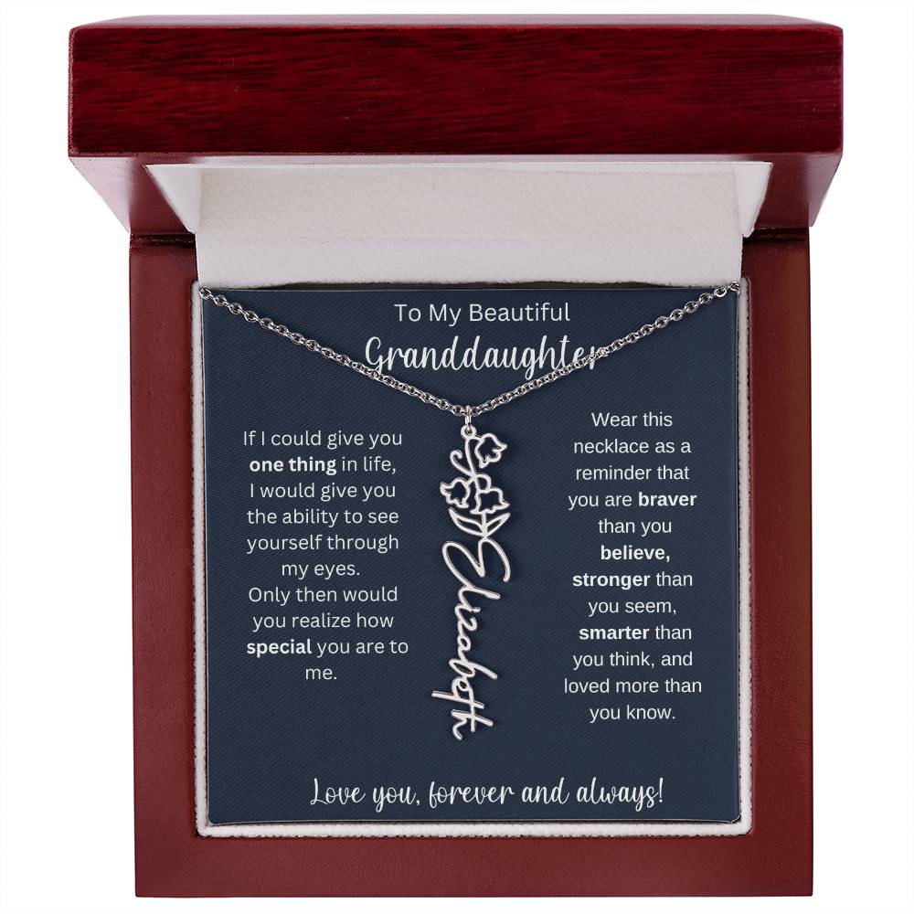Granddaughter Personalized Christmas Gift
