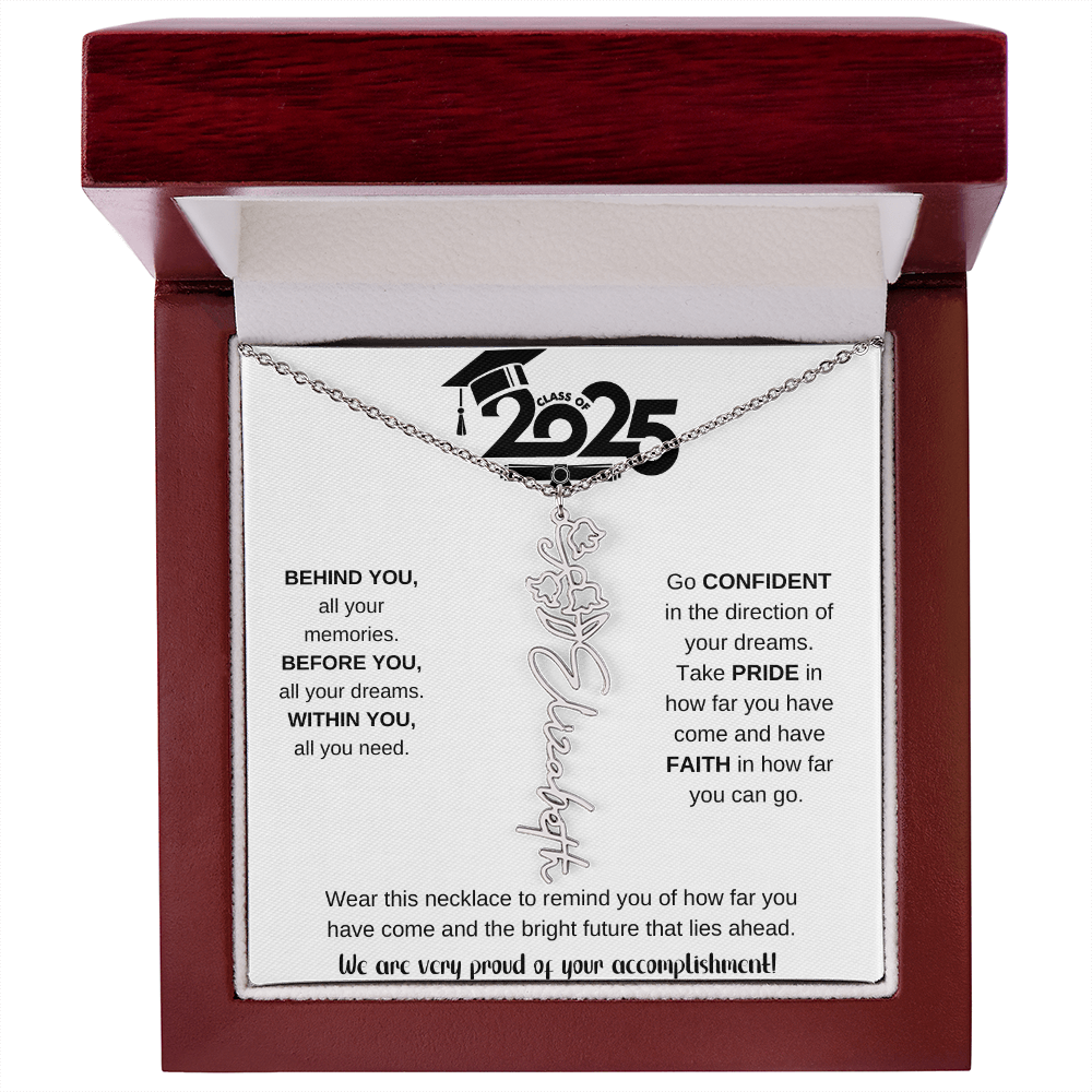 2025 Graduation Gift - Flower Name Necklace 9
