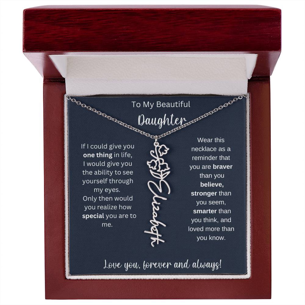 Daughter Custom Necklace 1