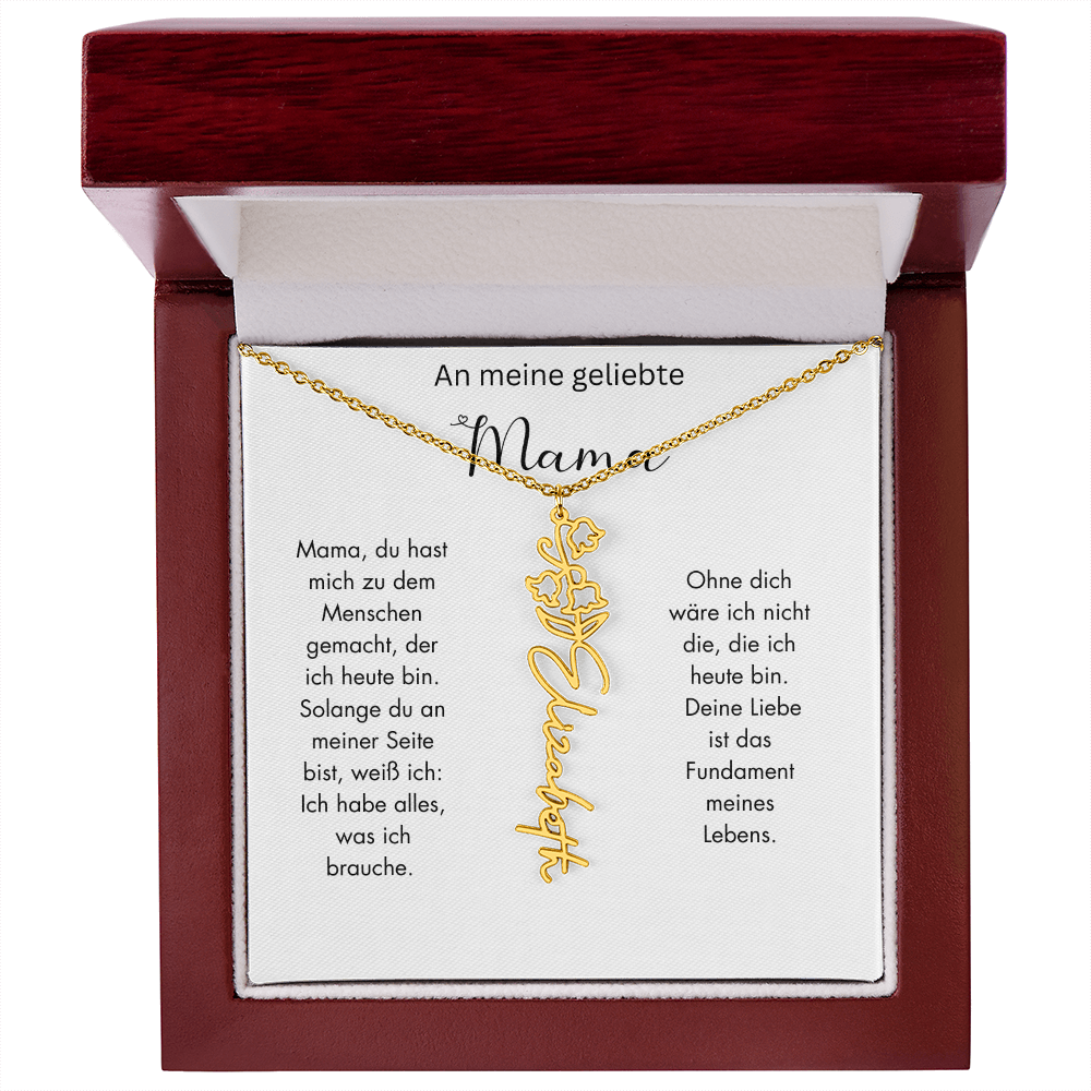 Personalisiertes Schmuck Geschenk für Mama