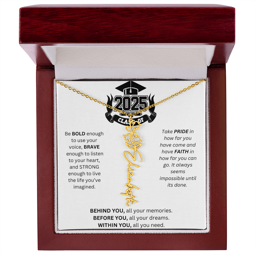 2025 Graduation Gift - Flower Name Necklace 3