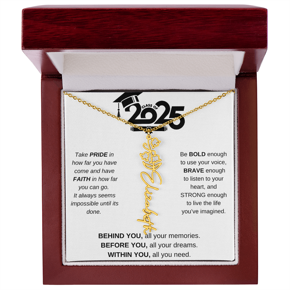 2025 Graduation Gift - Flower Name Necklace 4