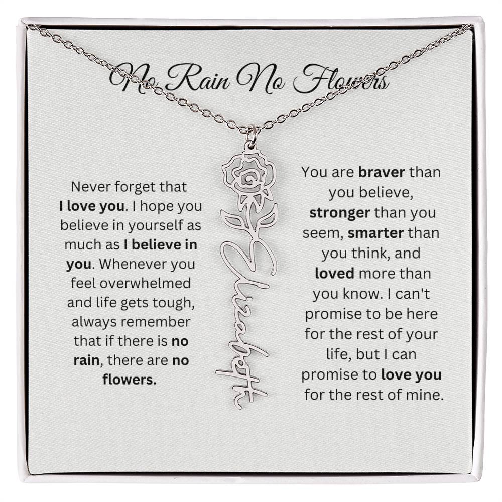No Rain No Flowers