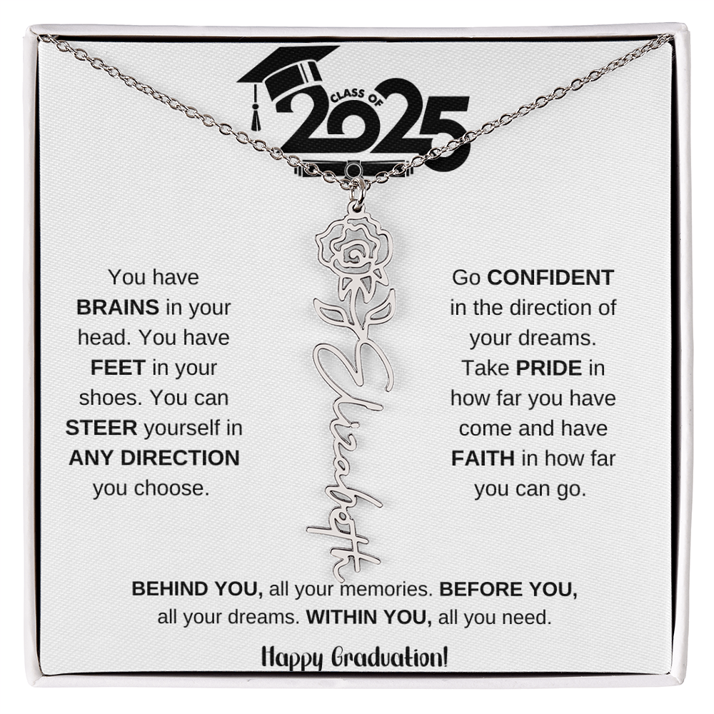 2025 Graduation Gift - Flower Name Necklace 7