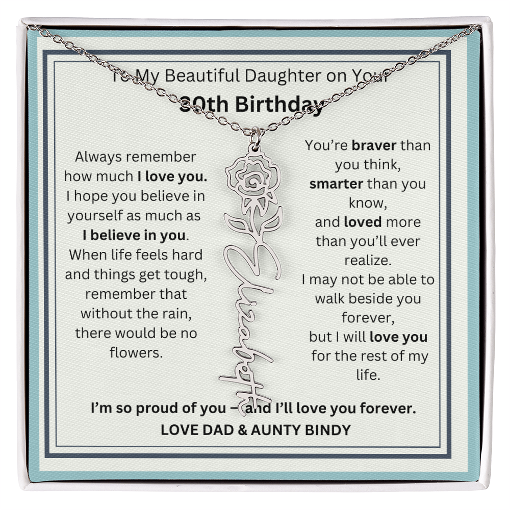LOVE DAD & AUNTY BINDY