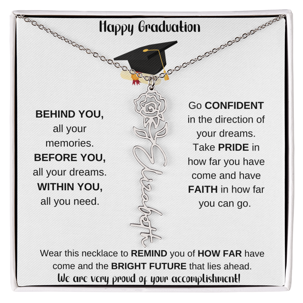 2025 Graduation Gift - Flower Name Necklace 10