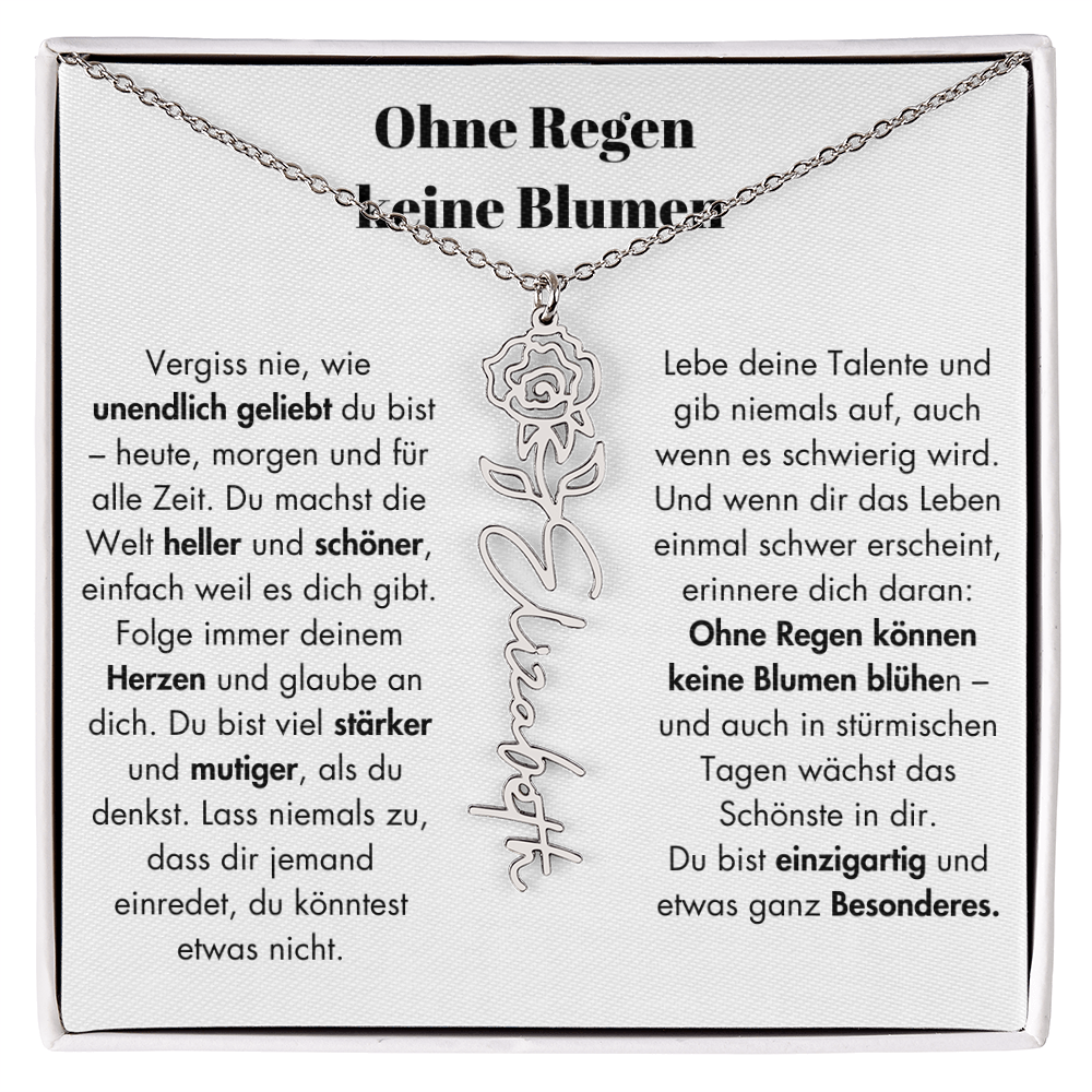 Weihnachtsgeschenk Schmuckkarte mit Spruch unendlich geliebt Mutmacher Hoffnung Liebe Geschenkidee