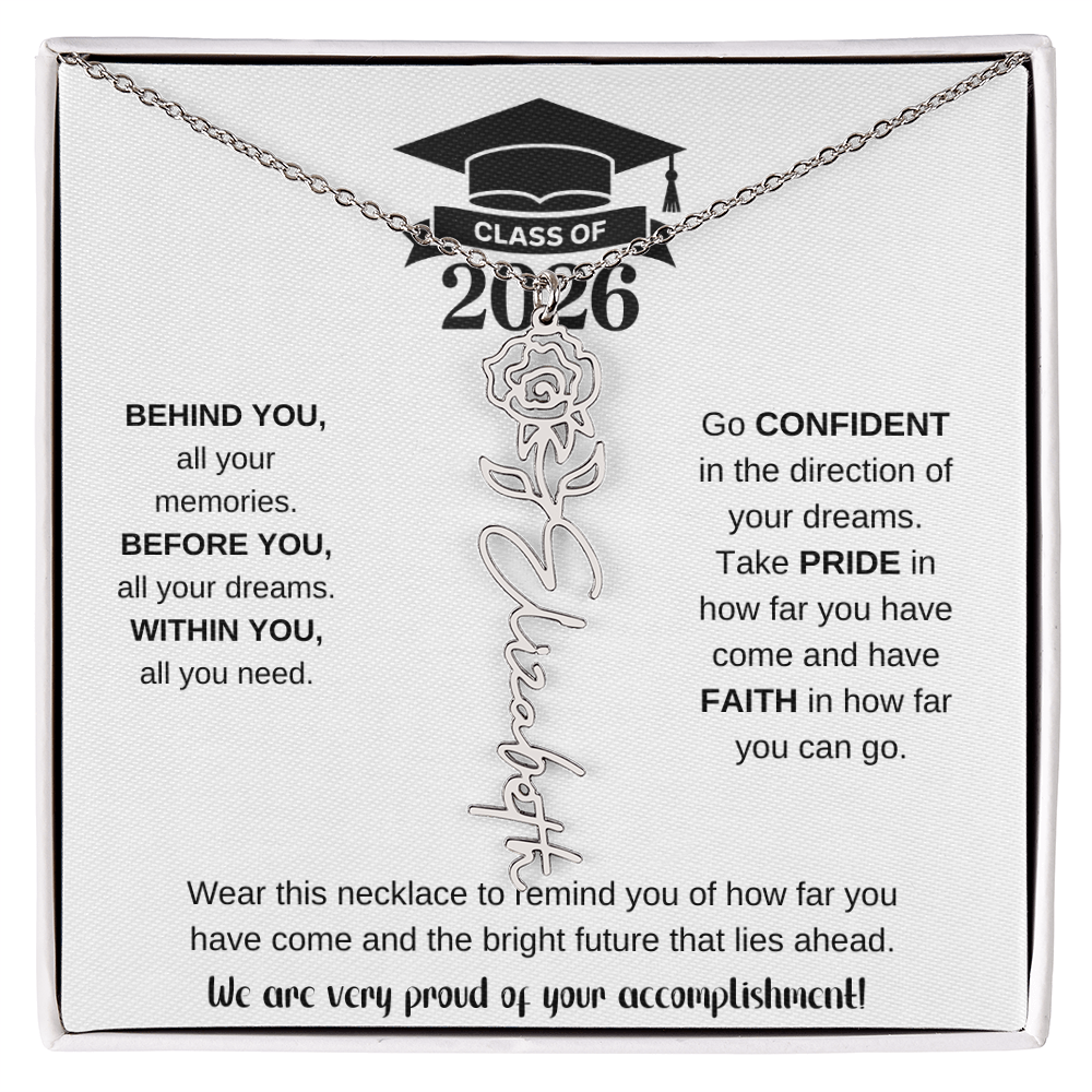 2026 Graduation Necklace