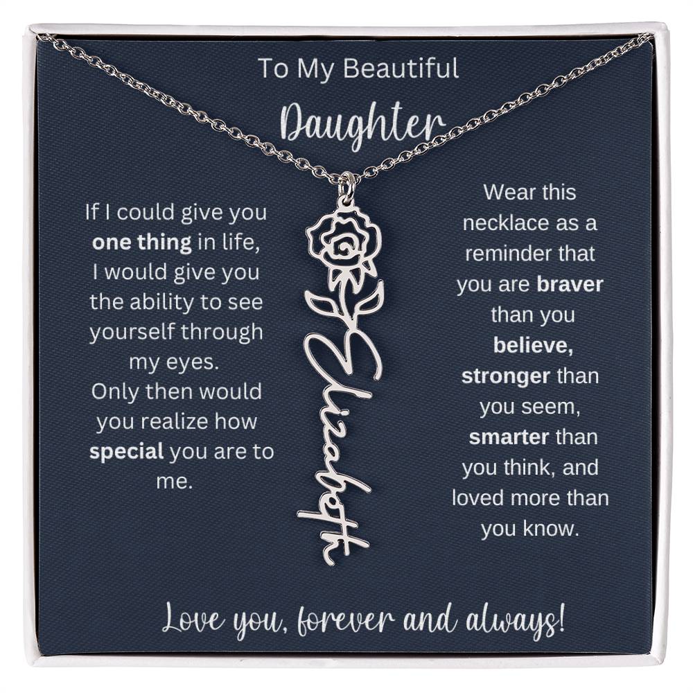 Daughter Custom Necklace 1
