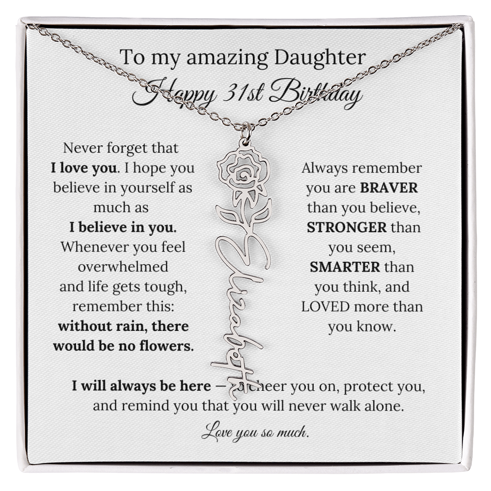 Happy 31st Birthday Gift for Daughter