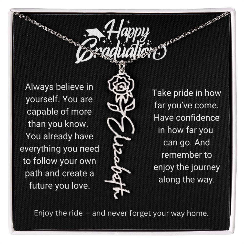 Personalized Graduation Jewelry Keepsake