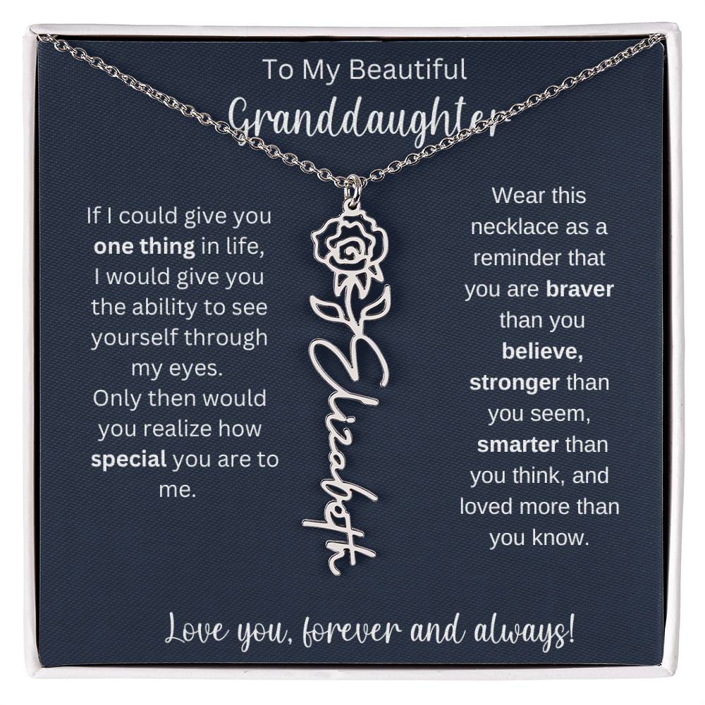 Granddaughter Personalized Christmas Gift
