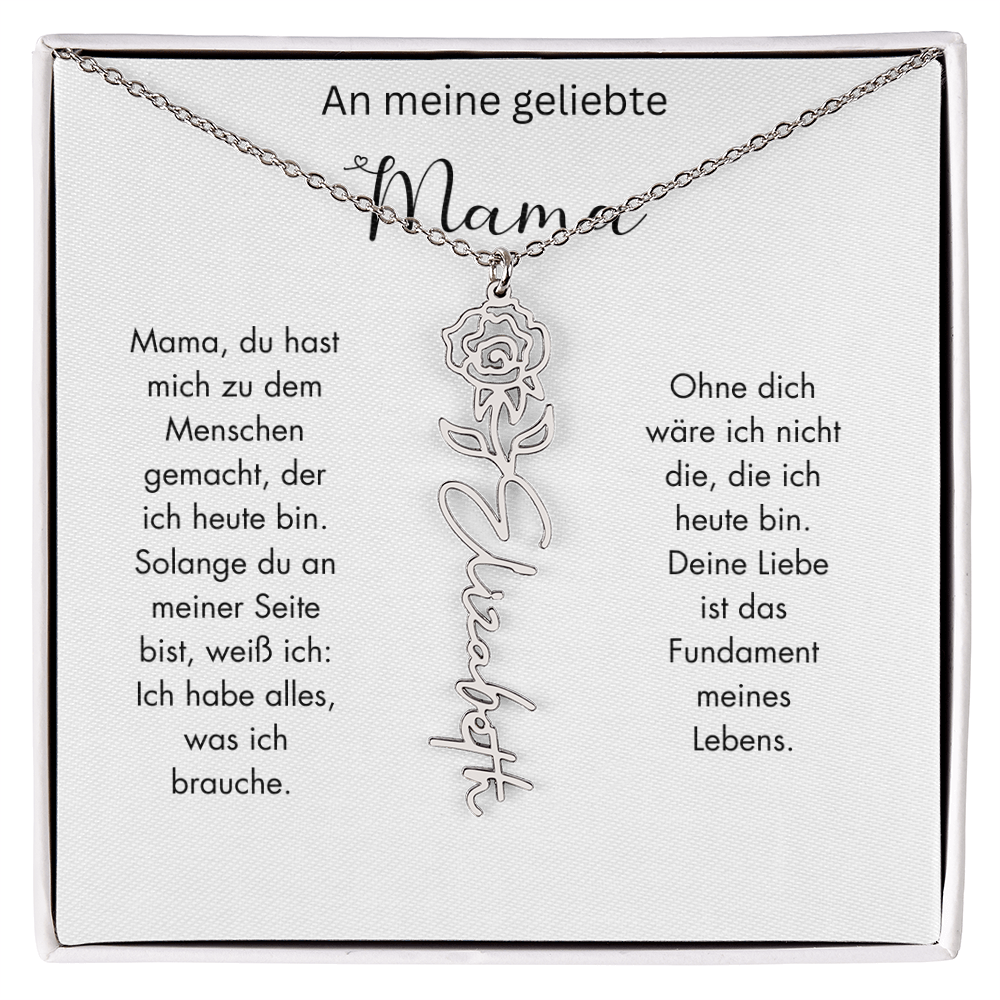Personalisiertes Schmuck Geschenk für Mama