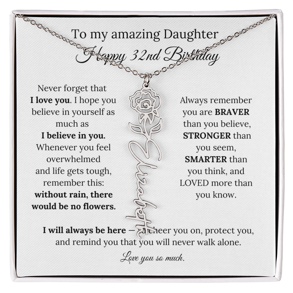 Happy 32nd Birthday Gift for Daughter