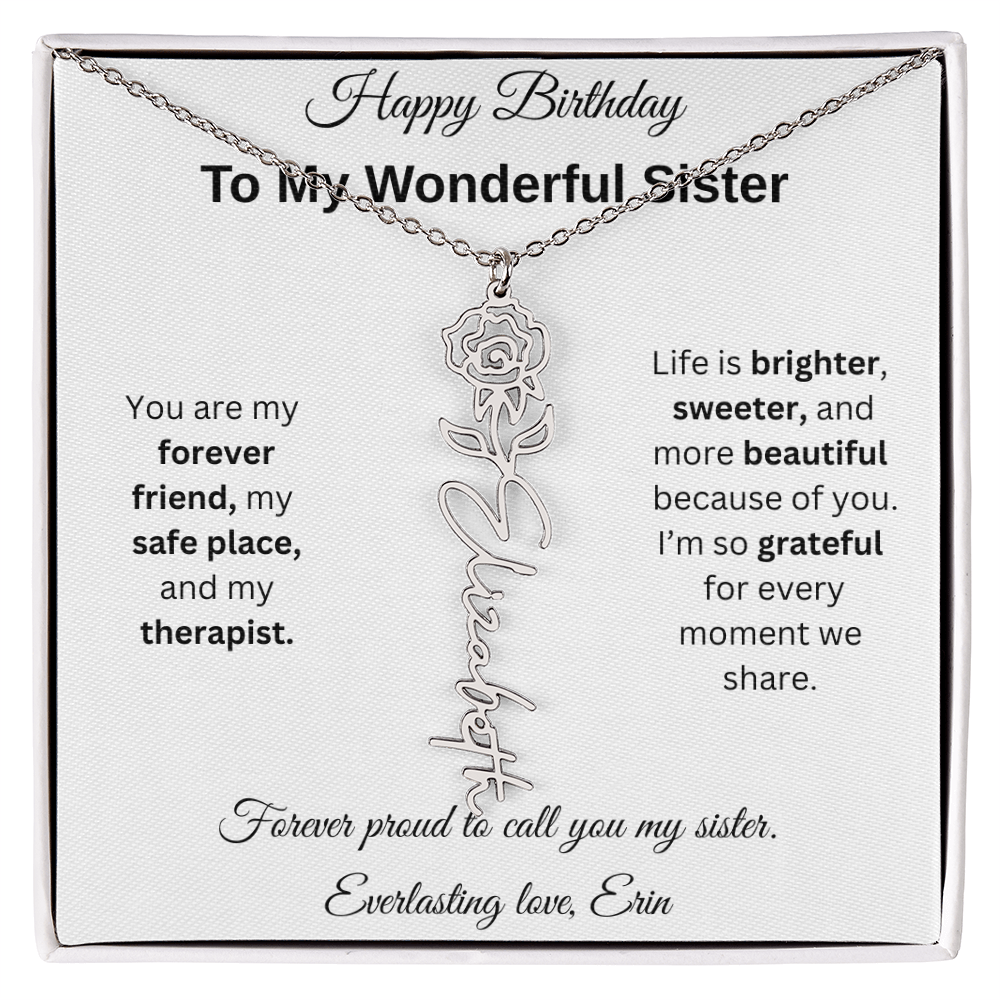 Custom Erin Birthflower