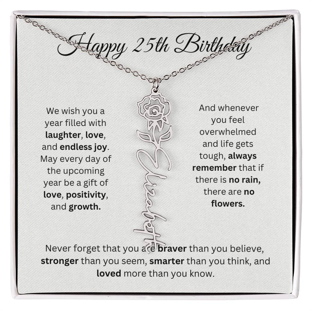 We Wish You - Happy 25th Birthday