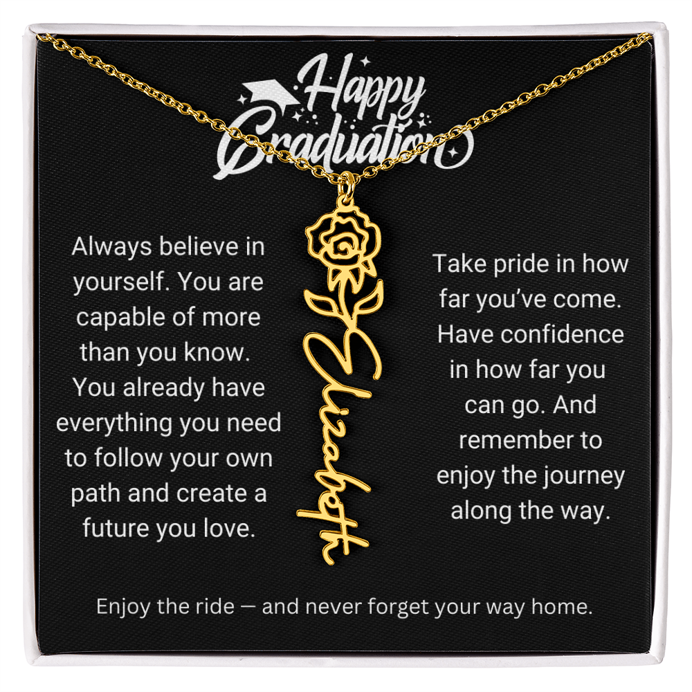 Personalized Graduation Jewelry Keepsake