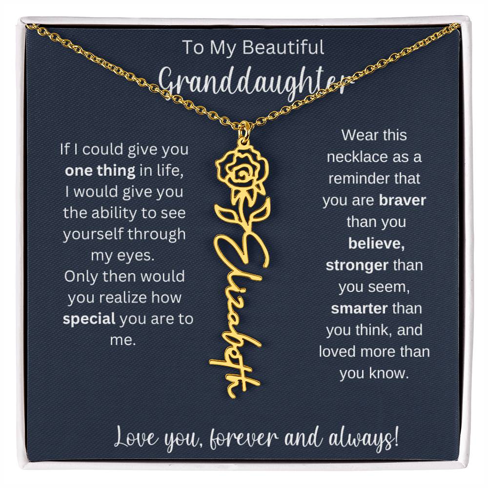 Granddaughter Personalized Christmas Gift